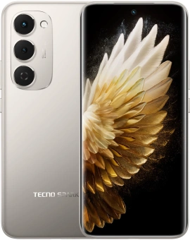 Смартфон Tecno Spark 40 Pro+ 256Gb 8Gb титан моноблок 3G 4G 2Sim 6.78" 1224x2720 Android 15 50Mpix 802.11 a/b/g/n/ac/ax NFC GPS GSM900/1800 Protect FM - купить недорого с доставкой в интернет-магазине