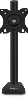 Кронштейн для мониторов ЖК Buro M3 черный 15"-27" макс.9кг крепление к столешнице поворот и наклон - купить недорого с доставкой в интернет-магазине