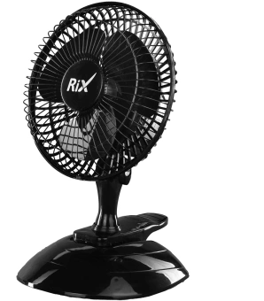 Вентилятор настольный RIX RDF-1500WB 15Вт скоростей:2 черный (упак.:1шт) - купить недорого с доставкой в интернет-магазине