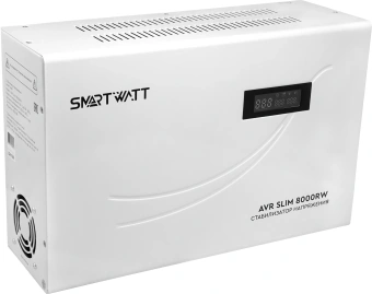 Стабилизатор напряжения Smartwatt AVR Slim 8000RW 8000ВА белый - купить недорого с доставкой в интернет-магазине