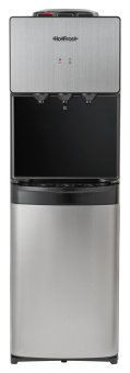 Кулер Hotfrost V400BS напольный компрессорный серебристый/черный - купить недорого с доставкой в интернет-магазине