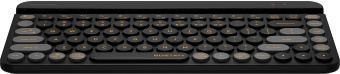 Клавиатура A4Tech Fstyler FBK30 черный/серый USB беспроводная BT/Radio slim Multimedia (FBK30 BLACKCURRANT) - купить недорого с доставкой в интернет-магазине