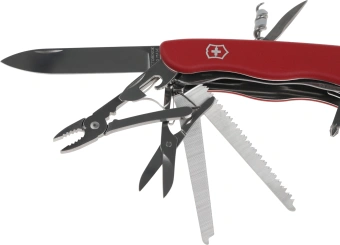 Нож перочинный Victorinox Work Champ (0.8564) 111мм 21функц. красный карт.коробка - купить недорого с доставкой в интернет-магазине