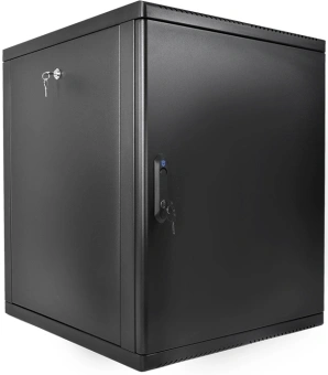 Шкаф коммутационный ЦМО (ШРН-М-15.500.1-9005) настенный 15U 600x520мм пер.дв.металл 130кг черный 456мм 23.94кг 180град. 745мм сталь - купить недорого с доставкой в интернет-магазине