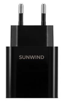 Сетевое зар./устр. SunWind SWWA2 3A PD черный (SWWA2H0100BK) - купить недорого с доставкой в интернет-магазине