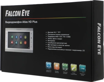 Видеодомофон Falcon Eye Atlas Plus HD черный - купить недорого с доставкой в интернет-магазине