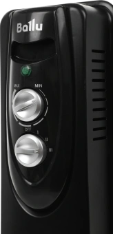 Радиатор масляный Ballu Classic Black BOH/CL-07BRN 1500Вт черный/серый - купить недорого с доставкой в интернет-магазине