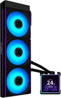 Система водяного охлаждения Lian-Li HydroShift II LCD-S 360CL ARGB Soc-AM5/AM4/1700/1851 черный 4-pin 30dB Al+Cu LCD Ret (G89.GHS2LCDS36CB.R0) - купить недорого с доставкой в интернет-магазине