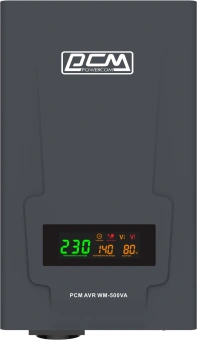 Стабилизатор напряжения Powercom WM-500VA 400Вт 500ВА графитовый - купить недорого с доставкой в интернет-магазине