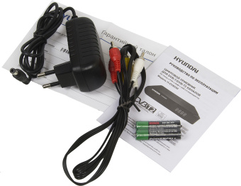 Ресивер DVB-T2 Hyundai H-DVB200 черный - купить недорого с доставкой в интернет-магазине