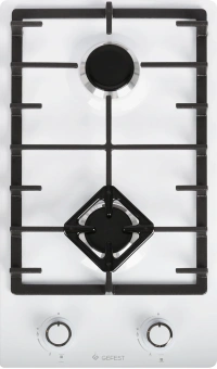 Газовая варочная поверхность Gefest ПВГ 1002 белый - цена, купить или заказать с доставкой в интернет-магазине Газовая варочная поверхность Gefest ПВГ 1002 белый - купить недорого с доставкой в интернет-магазине