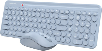 Клавиатура + мышь A4Tech Fstyler FG3300 Air клав:синий мышь:синий USB беспроводная slim Multimedia - купить недорого с доставкой в интернет-магазине