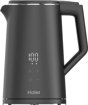 Чайник электрический Haier HK-503 1.7л. 2200Вт черный корпус: пластик (FM04WQD00RU) - купить недорого с доставкой в интернет-магазине