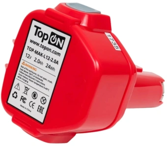 Батарея аккумуляторная TopON TOP-MAK-L12-2.0A 12.0В 2.0Ач Li-Ion - купить недорого с доставкой в интернет-магазине