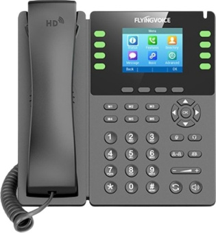 Телефон IP Flyingvoice P23GW серый - купить недорого с доставкой в интернет-магазине