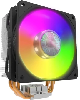 Устройство охлаждения(кулер) Cooler Master Hyper 212 ARGB ARGB Soc-AM5/AM4/1200/1700/1851 серебристый/черный 4-pin 9-31dB Al+Cu 150W 465gr Ret (RR-2V2L-18PA-R1) - купить недорого с доставкой в интернет-магазине