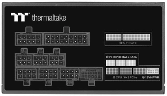 Блок питания Thermaltake ATX 650W Toughpower GF A3 Gen.5 80+ gold (20+4pin) APFC 140mm fan 8xSATA Cab Manag RTL - купить недорого с доставкой в интернет-магазине