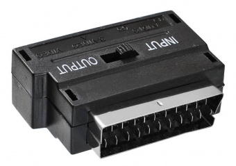 Адаптер аудио-видео Buro SCART (m)/3хRCA (f)/S-VIDEO (f) черный (BSP005) - купить недорого с доставкой в интернет-магазине