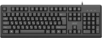 Клавиатура Acer OKW501 черный USB Multimedia (ZL.KBDEE.01U) кабель 1.8м - купить недорого с доставкой в интернет-магазине