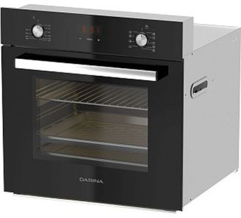 Духовой шкаф Электрический Darina 2V5 BDE 112 708 B черный/стекло черное - купить недорого с доставкой в интернет-магазине