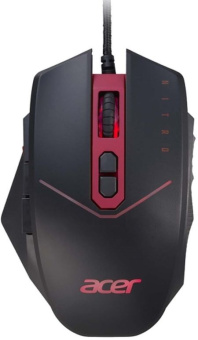 Мышь Acer Nitro NMW120 черный/красный оптическая 4200dpi USB 8but (GP.MCE11.01R) - купить недорого с доставкой в интернет-магазине