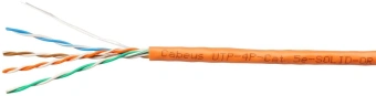 Кабель информационный Cabeus UTP-4P-CAT.5E-SOLID-OR кат.5E U/UTP 4 пары 24AWG PVC внутренний 305м оранжевый - купить недорого с доставкой в интернет-магазине