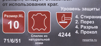 Перчатки ткань Ресанта универсальный (упак.:1 пара) разноцветный (71/6/51) - купить недорого с доставкой в интернет-магазине