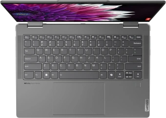 Ноутбук Lenovo Yoga 7 14IML9 Core Ultra 7 155H 16Gb SSD1Tb Intel Arc 14" OLED Touch WUXGA (1920x1200) Windows 11 Home dk.grey WiFi BT Cam Bag (83DJ0096RU) - купить недорого с доставкой в интернет-магазине