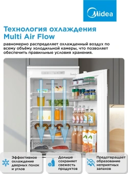 Холодильник Midea MDRE414FGE01 2-хкамерн. инвертер - купить недорого с доставкой в интернет-магазине