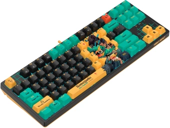 Клавиатура A4Tech AT87 Renegade черный/зеленый USB for gamer LED (AT87) кабель 1.8м - купить недорого с доставкой в интернет-магазине