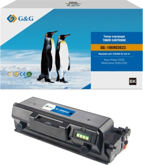 Картридж лазерный G&G GG-106R03623 106R03624/106R03623 черный (15000стр.) для Xerox Phaser 3330;WorkCentre 3345/3335 с чипом - купить недорого с доставкой в интернет-магазине