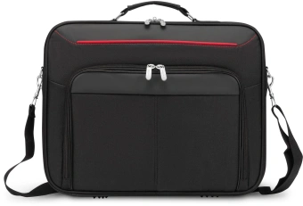 Сумка для ноутбука 15.6" Digma HC-211 черный/красный полиэстер (HC211BKR) - купить недорого с доставкой в интернет-магазине