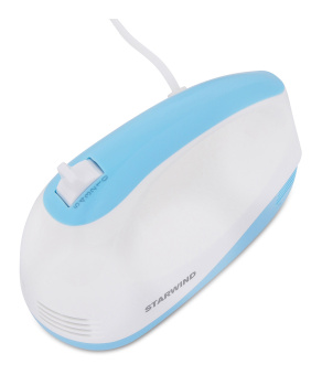 Миксер ручной Starwind SHM-261 250Вт белый/голубой - купить недорого с доставкой в интернет-магазине