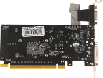 Видеокарта Afox PCI-E 2.0 AF240-1024D3L2-V2 NVIDIA GeForce GT 240 1Gb 128bit DDR3 550/1334 DVIx1 HDMIx1 CRTx1 HDCP Ret low profile - купить недорого с доставкой в интернет-магазине