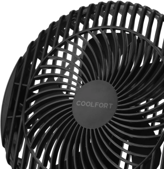 Вентилятор настольный Coolfort CF-2000 скоростей:3 черный - купить недорого с доставкой в интернет-магазине