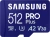 Флеш карта microSDXC 512GB Samsung MB-MD512SA Pro PLUS V30 + adapter - купить недорого с доставкой в интернет-магазине