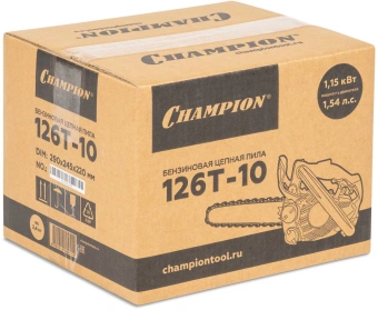Бензопила Champion 126T-10 1150Вт 1.54л.с. дл.шины:10" (25cm) - купить недорого с доставкой в интернет-магазине