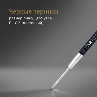 Стержень гелевый Parker Z05 (2020762) F 0.5мм черные чернила для ручек шариковых блистер - купить недорого с доставкой в интернет-магазине