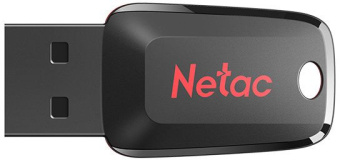 Флеш Диск Netac 4GB U197 NT03U197N-004G-20BK USB2.0 черный/красный - купить недорого с доставкой в интернет-магазине