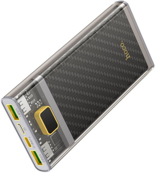 Мобильный аккумулятор Hoco J103 Discovery edition 10000mAh QC/PD 22.5W 5A 2xUSB-A/USB-C серый (J103 DISCOVERY EDITION GRAY) - купить недорого с доставкой в интернет-магазине