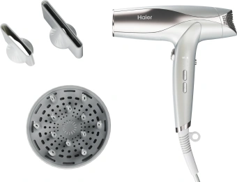 Фен Haier HHD-602 1500Вт белый (FZ047ED00RU) - купить недорого с доставкой в интернет-магазине