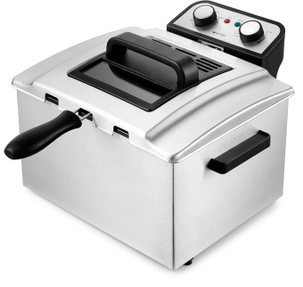 Фритюрница Kitfort КТ-2025 3270Вт черный/серебристый - купить недорого с доставкой в интернет-магазине
