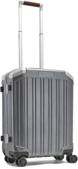 Чемодан Piquadro PQ-LM PQLM (BV7282PQLM/NCU) 40x55x20см 31л. 3.84кг. поликарбонат/натур.кожа темно-серый - купить недорого с доставкой в интернет-магазине