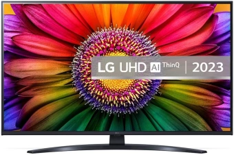Телевизор LED LG 43" 43UR81006LJ.ARUB черный 4K Ultra HD 50Hz DVB-T DVB-T2 DVB-C DVB-S DVB-S2 USB WiFi Smart TV - купить недорого с доставкой в интернет-магазине