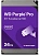 Жесткий диск WD SATA-III 24TB WD240PURP Surveillance Purple Pro (7200rpm) 512Mb 3.5"