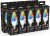 Лампа светодиодная Gauss 103101406 6Вт цок.:E14 свеча 220B св.свеч.RGB (упак.:1шт) - купить недорого с доставкой в интернет-магазине