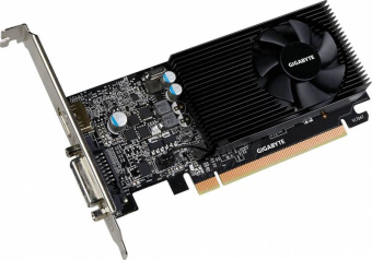 Видеокарта Gigabyte PCI-E GV-N1030D5-2GL NVIDIA GeForce GT 1030 2048Mb 64 GDDR5 1227/6008 DVIx1 HDMIx1 HDCP Ret - купить недорого с доставкой в интернет-магазине