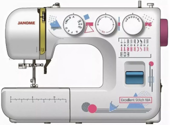 Швейная машина Janome Excellent Stitch 18A белый - купить недорого с доставкой в интернет-магазине