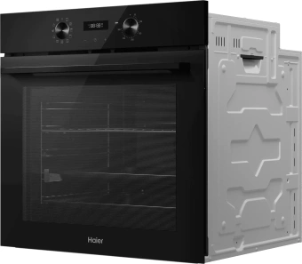 Духовой шкаф Электрический Haier HOQ-R2ARN3GB черный - купить недорого с доставкой в интернет-магазине
