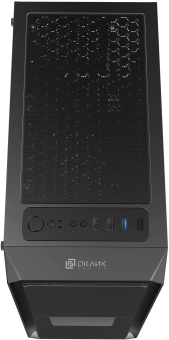 Корпус Оклик OCC-MD301 черный без БП ATX 6x120mm 2xUSB2.0 1xUSB3.0 audio bott PSU - купить недорого с доставкой в интернет-магазине